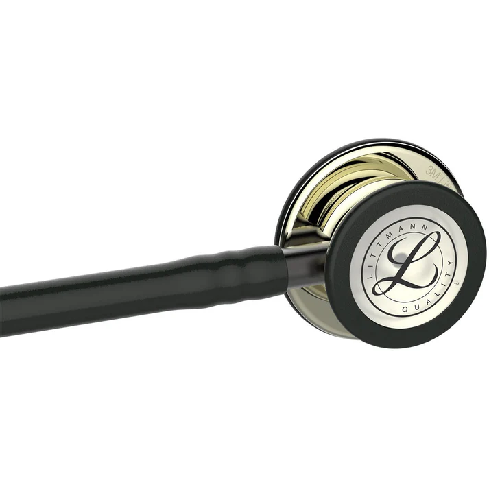 أنبوب أسود من Littmann Classic III بلمسة نهائية من الشمبانيا 5861