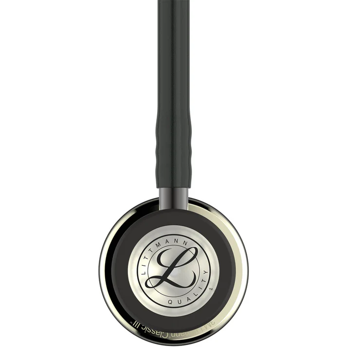 أنبوب أسود من Littmann Classic III بلمسة نهائية من الشمبانيا 5861